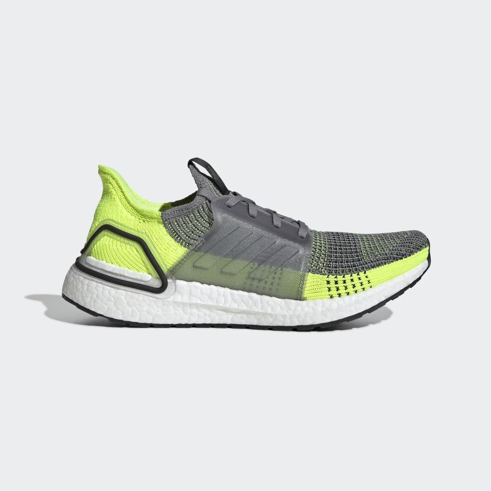 Adidasi Alergare Adidas Ultraboost 19 Barbati Romania - Gri/Negrii EF1343